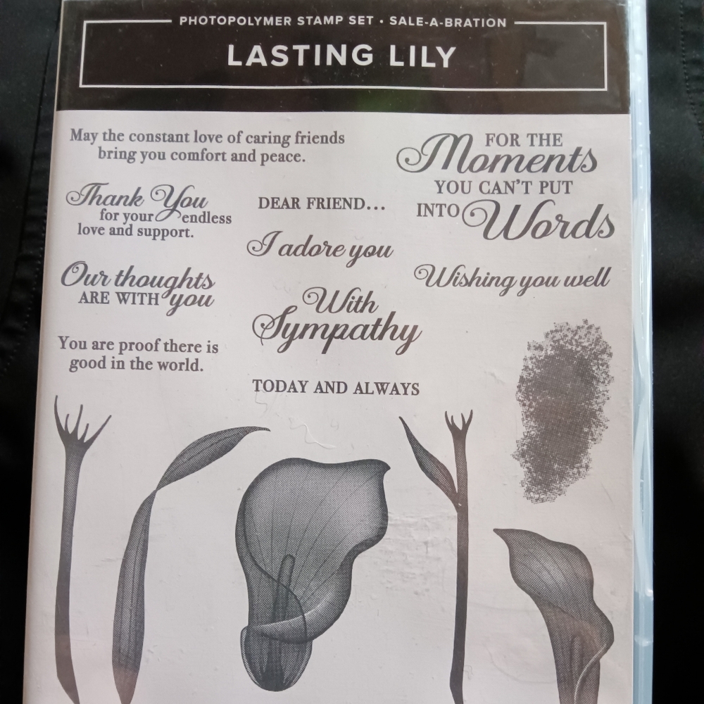 Stampin' Up! NEW Lasting Lily Stamp Set. Perfect for Easter!